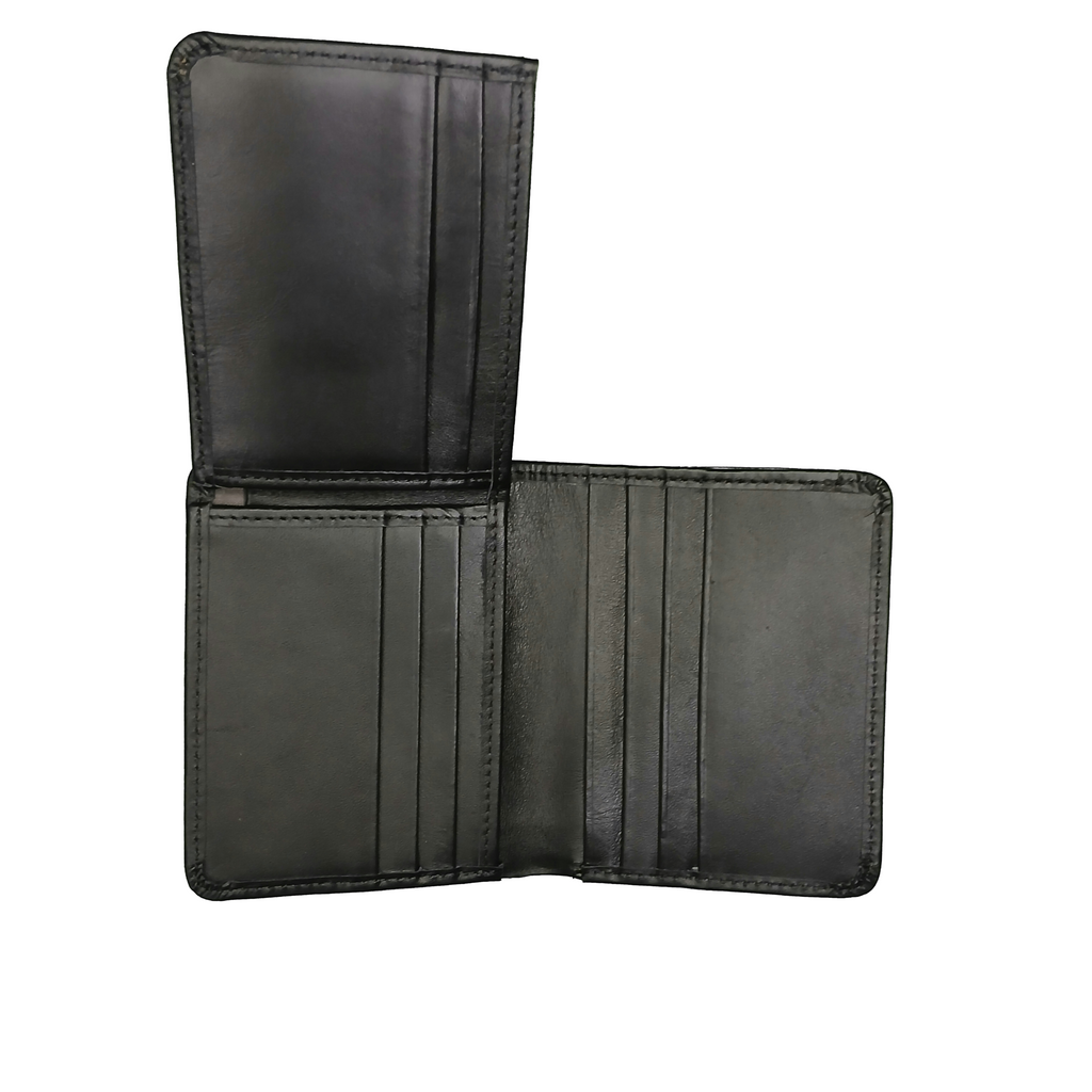 Genuine Compact-Fold Leather Wallet | OAS-W04
