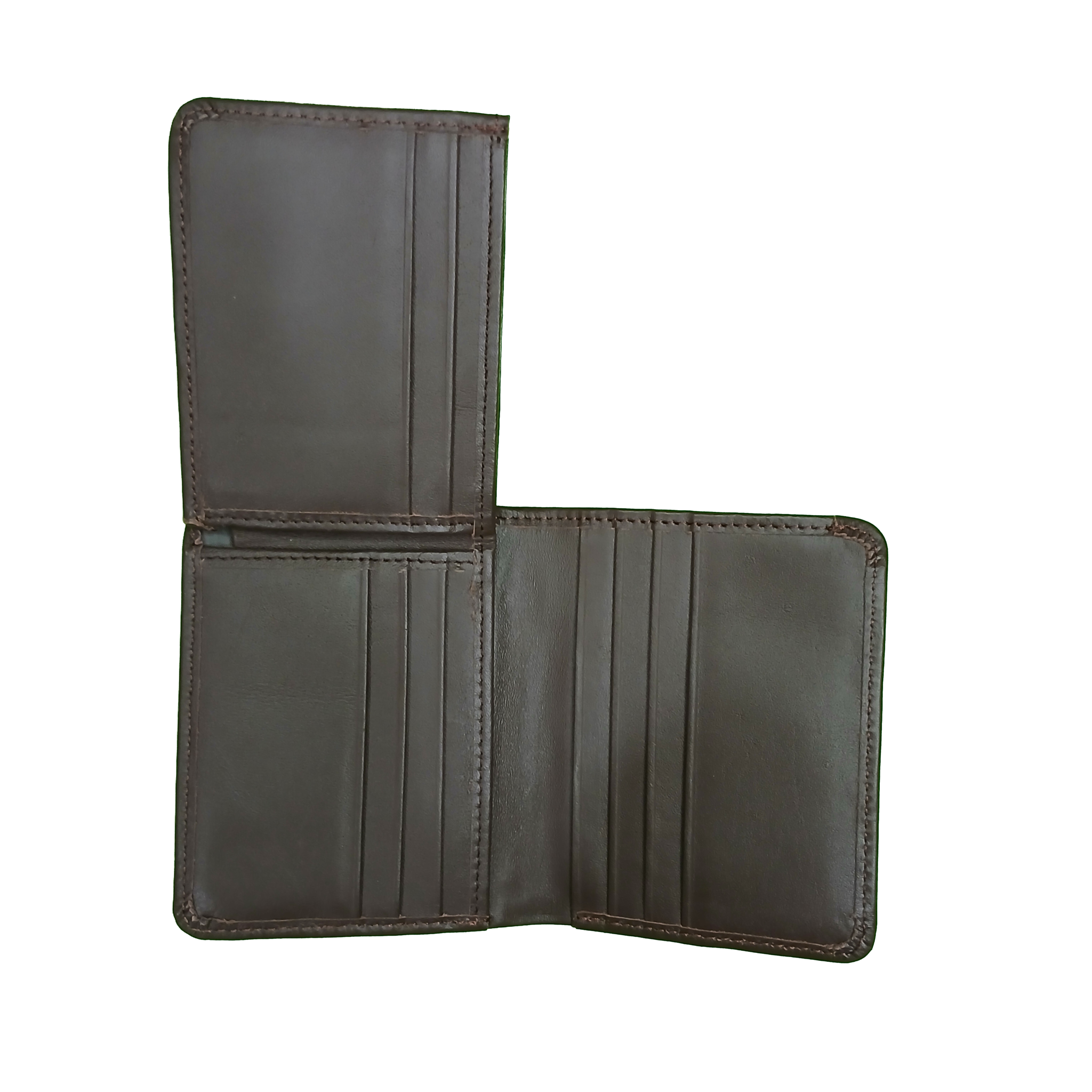Genuine Compact-Fold Leather Wallet | OAS-W04